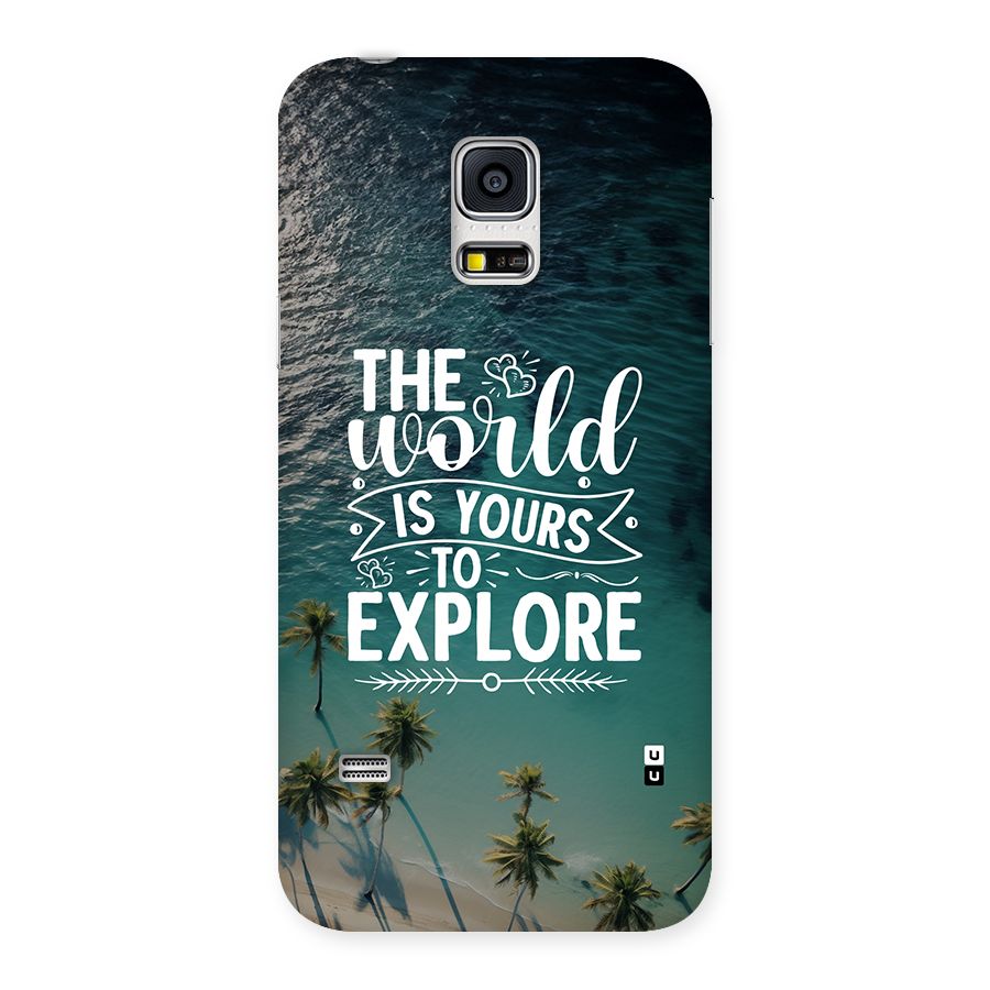 World To Explore Back Case for Galaxy S5 Mini