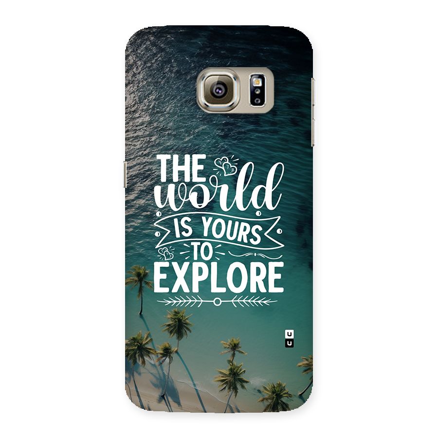 World To Explore Back Case for Galaxy S6 Edge Plus
