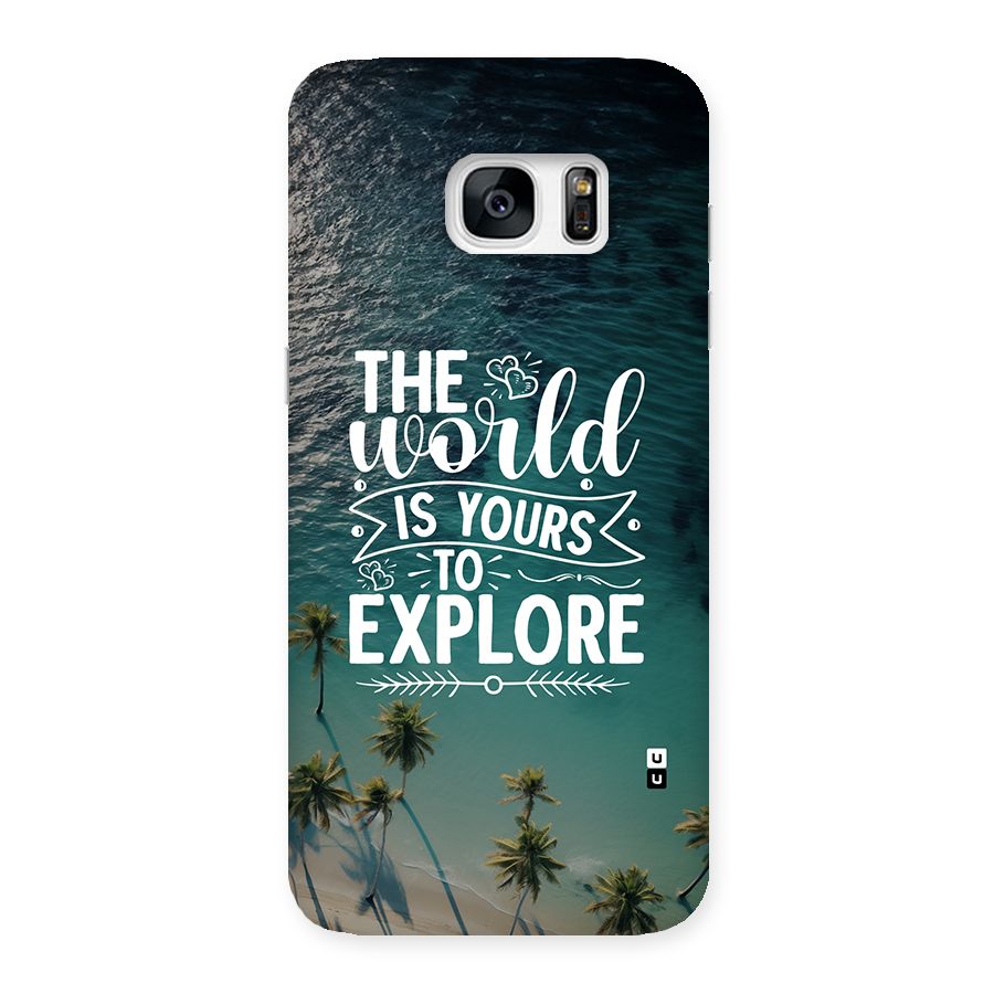 World To Explore Back Case for Galaxy S7 Edge