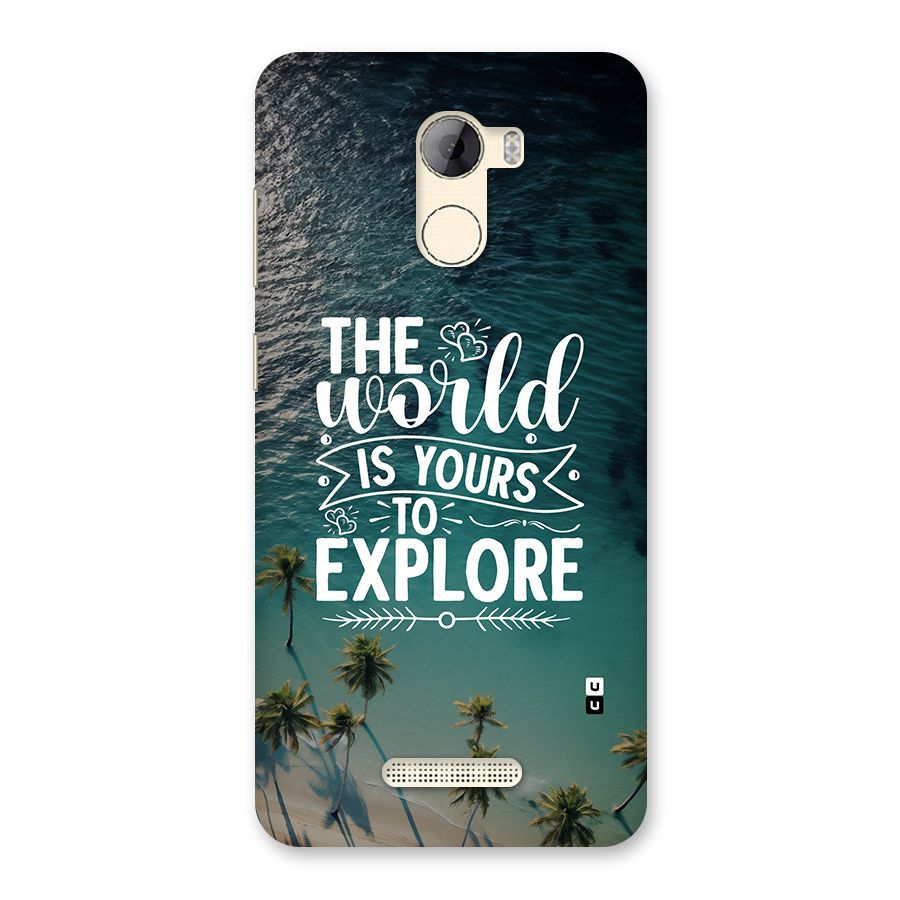 World To Explore Back Case for Gionee A1 LIte