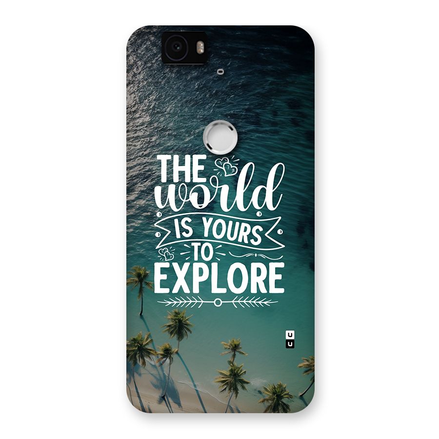 World To Explore Back Case for Google Nexus 6P