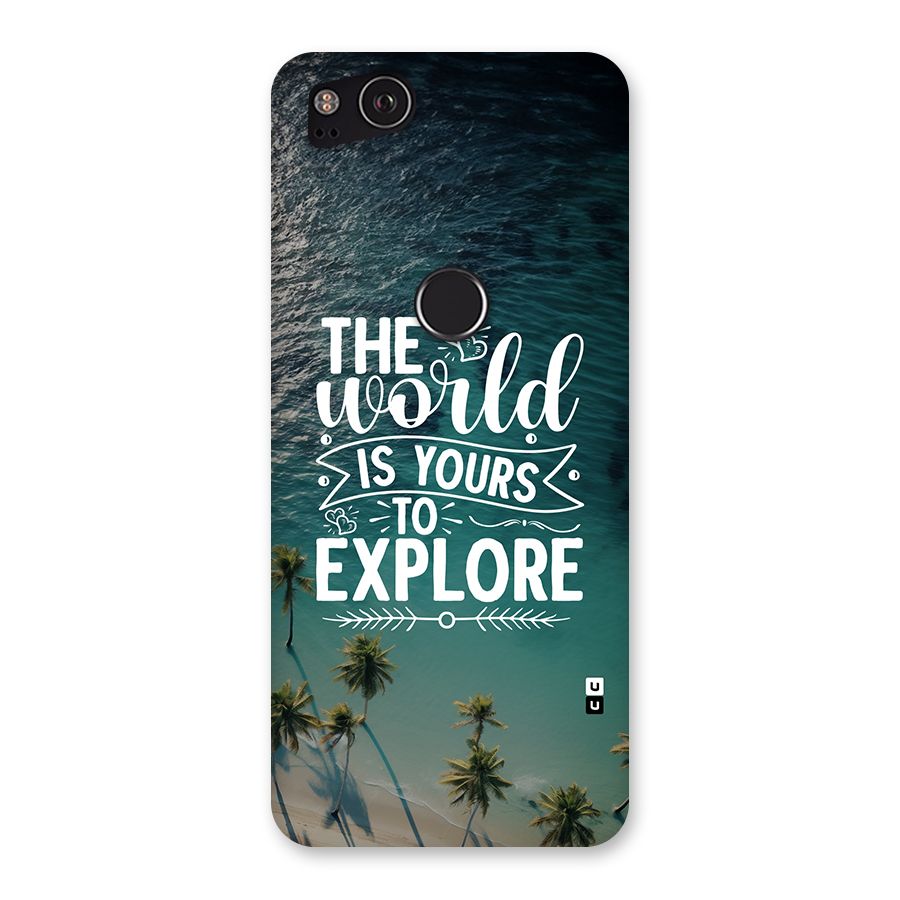 World To Explore Back Case for Google Pixel 2