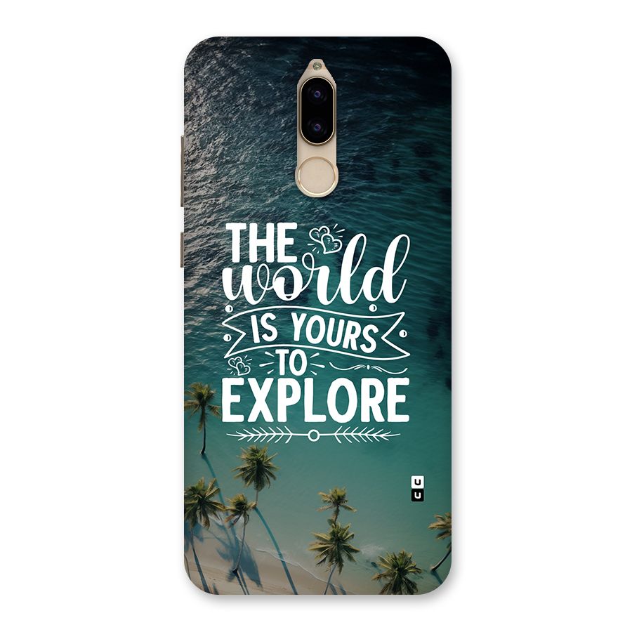 World To Explore Back Case for Honor 9i