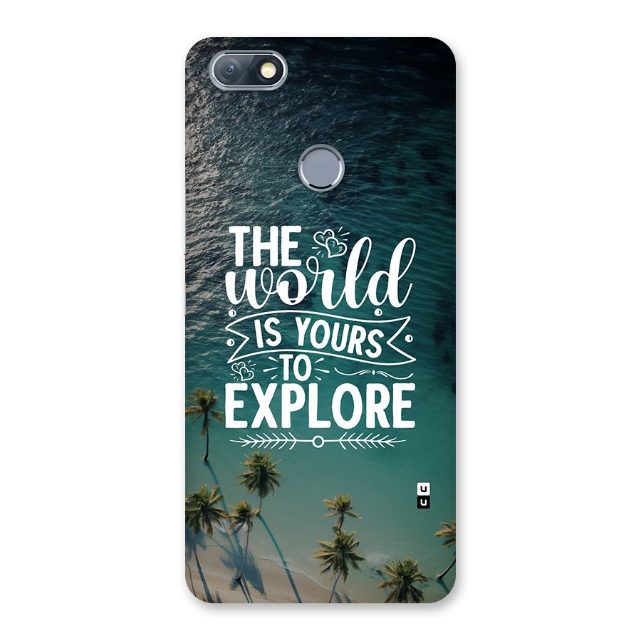 World To Explore Back Case for Infinix Note 5