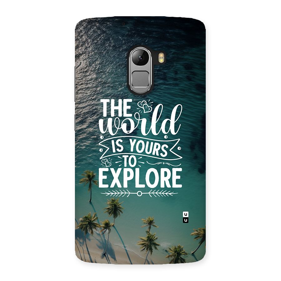World To Explore Back Case for Lenovo K4 Note
