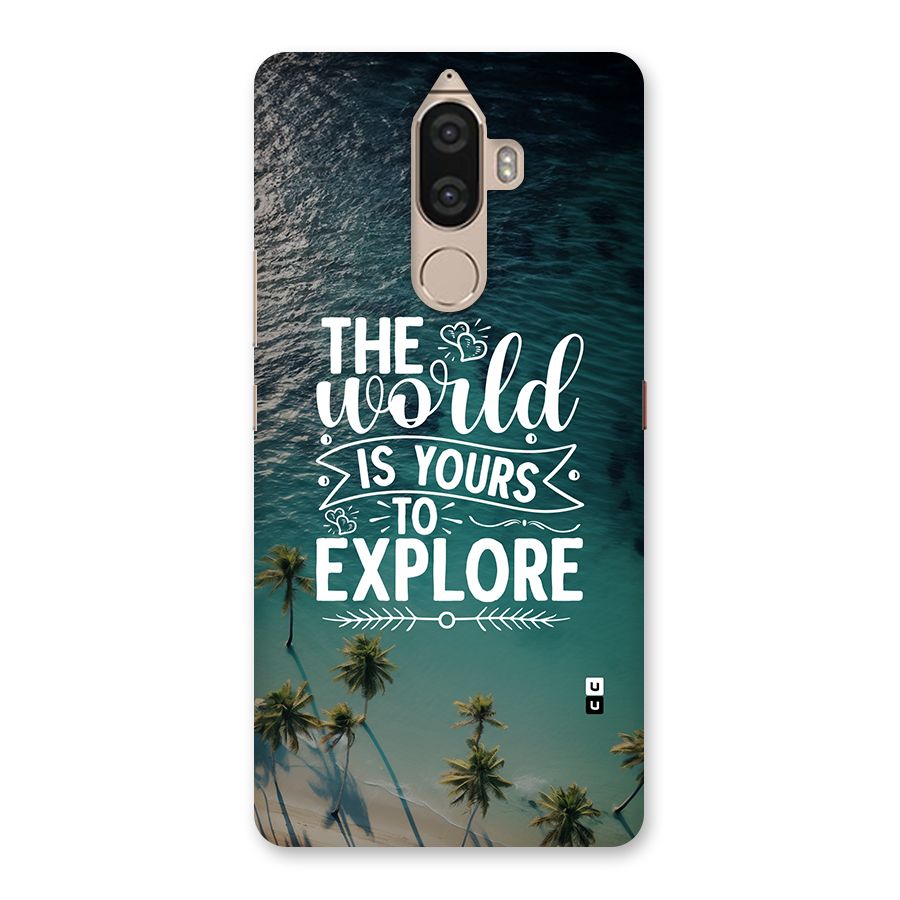 World To Explore Back Case for Lenovo K8 Note