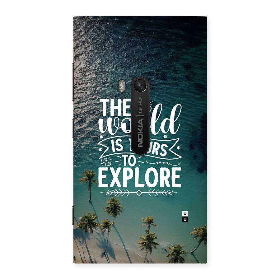 World To Explore Back Case for Lumia 920