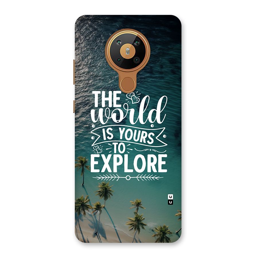 World To Explore Back Case for Nokia 5.3