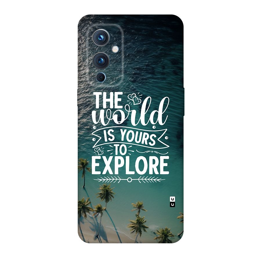 World To Explore Back Case for OnePlus 9