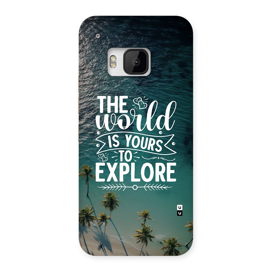 World To Explore Back Case for One M9