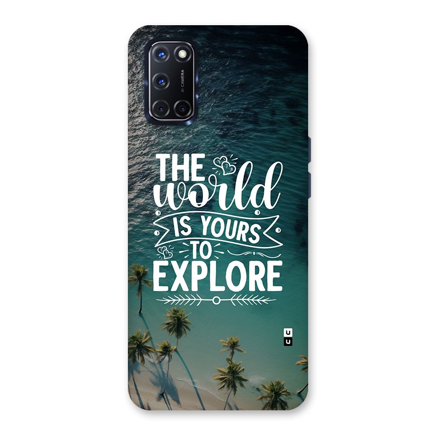 World To Explore Back Case for Oppo A52