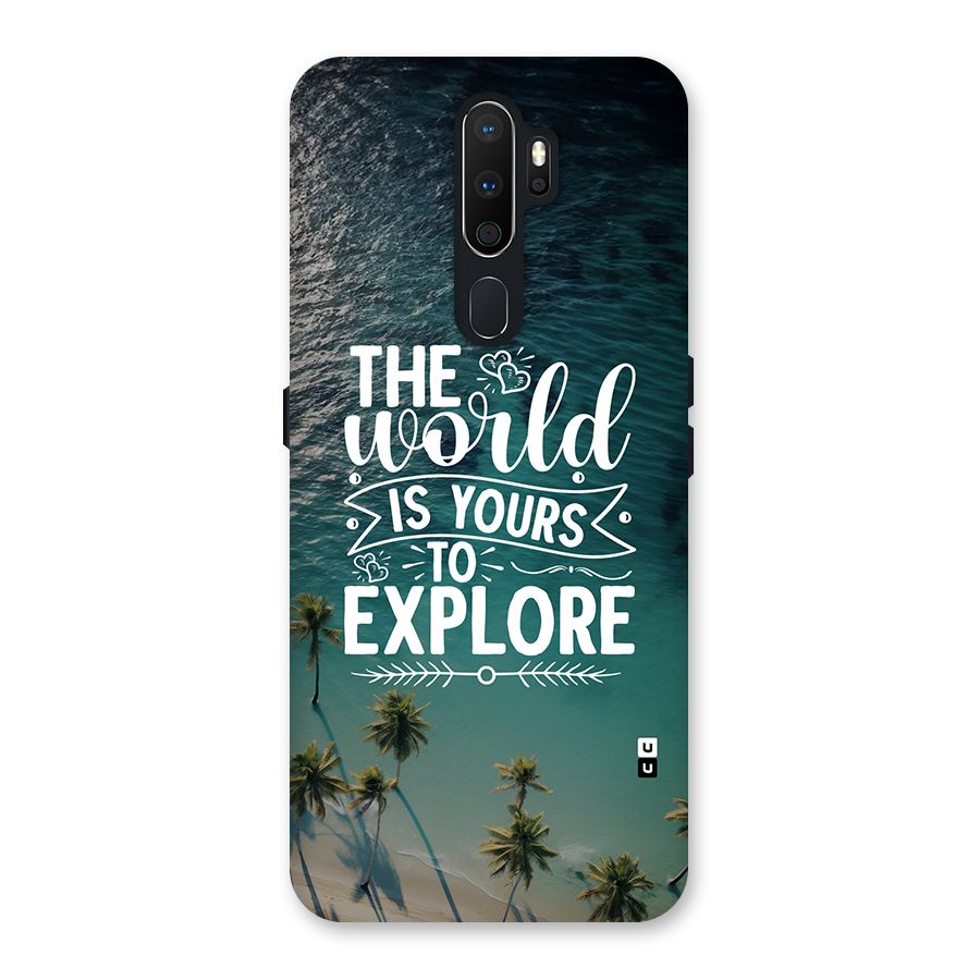 World To Explore Back Case for Oppo A5 (2020)