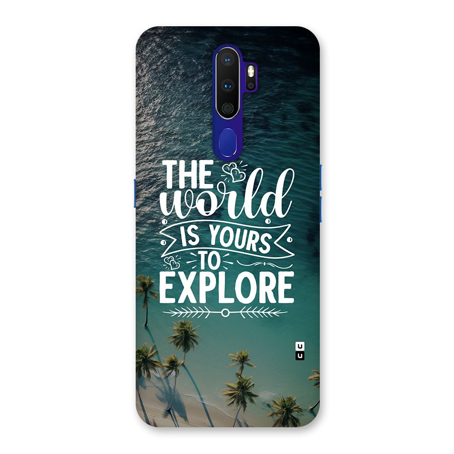 World To Explore Back Case for Oppo A9 (2020)