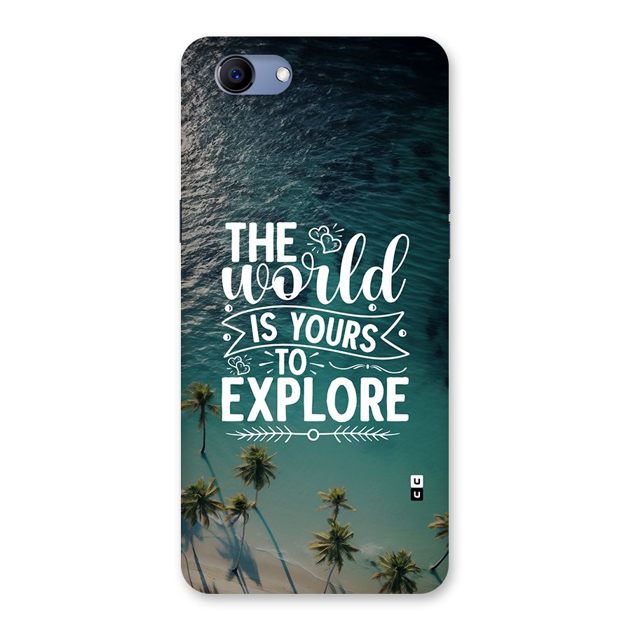 World To Explore Back Case for Realme 1
