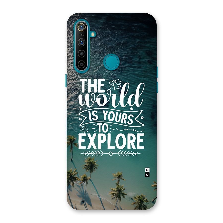 World To Explore Back Case for Realme 5i