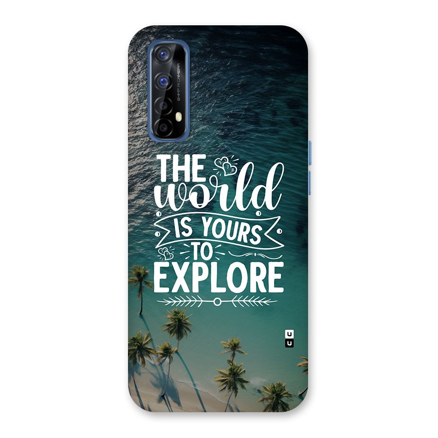 World To Explore Back Case for Realme 7
