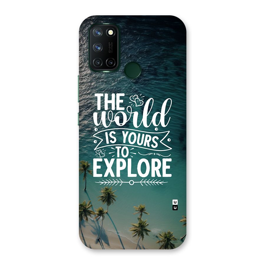 World To Explore Back Case for Realme 7i