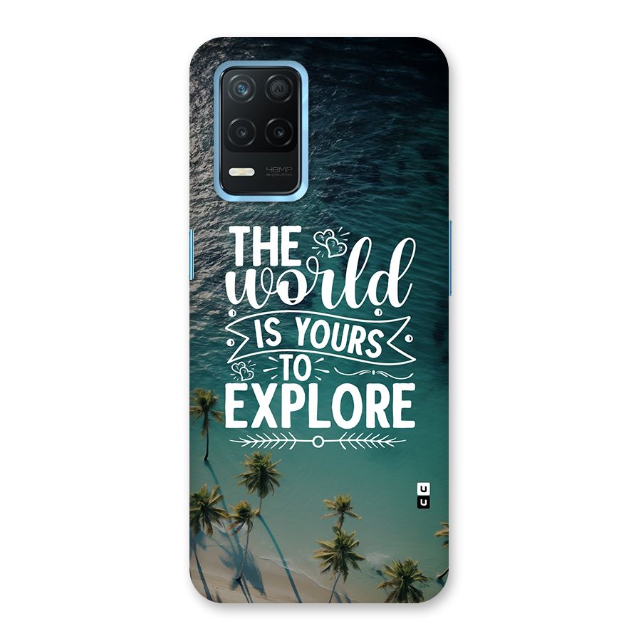 World To Explore Back Case for Realme 8s 5G