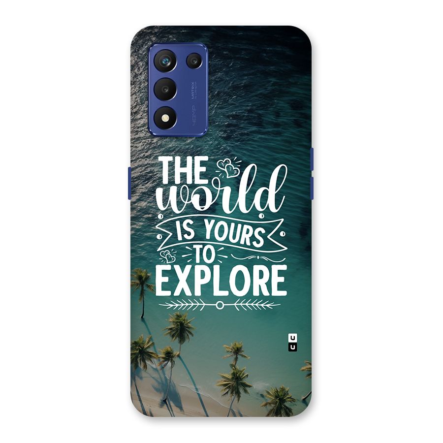 World To Explore Back Case for Realme 9 5G Speed