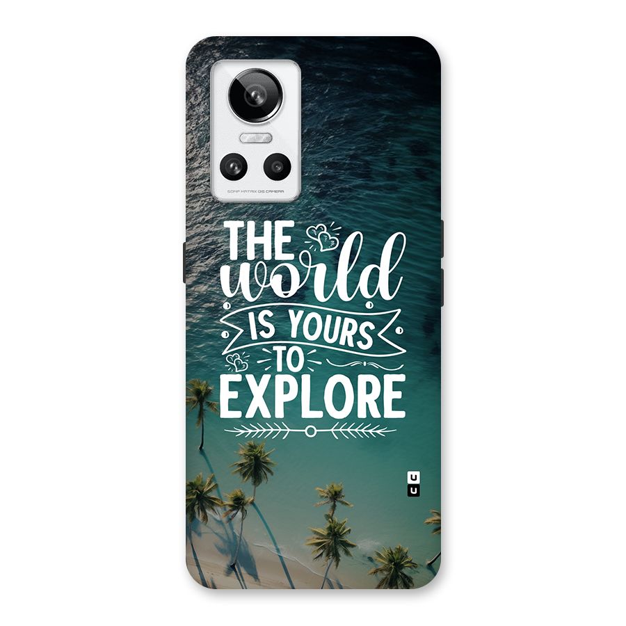 World To Explore Back Case for Realme GT Neo 3