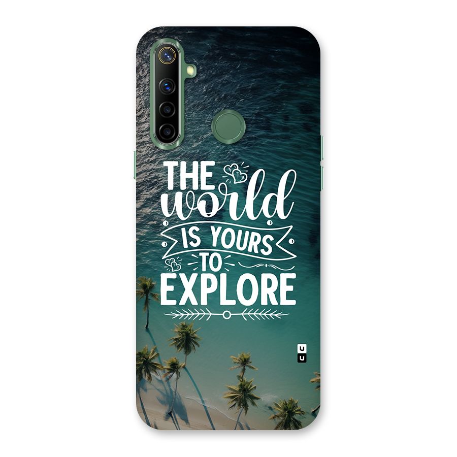 World To Explore Back Case for Realme Narzo 10