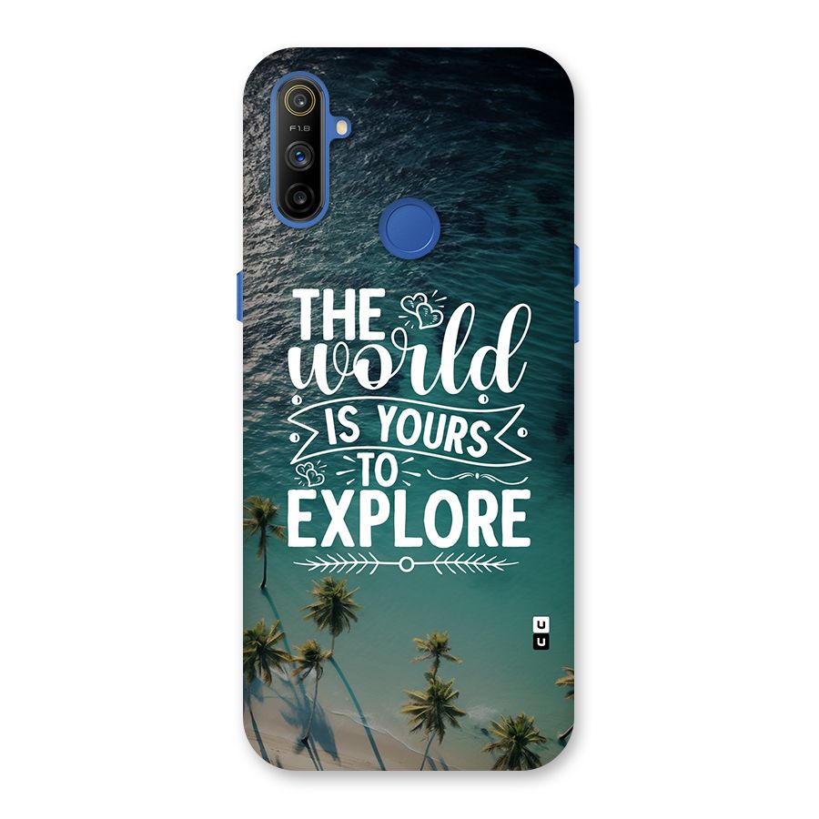 World To Explore Back Case for Realme Narzo 10A