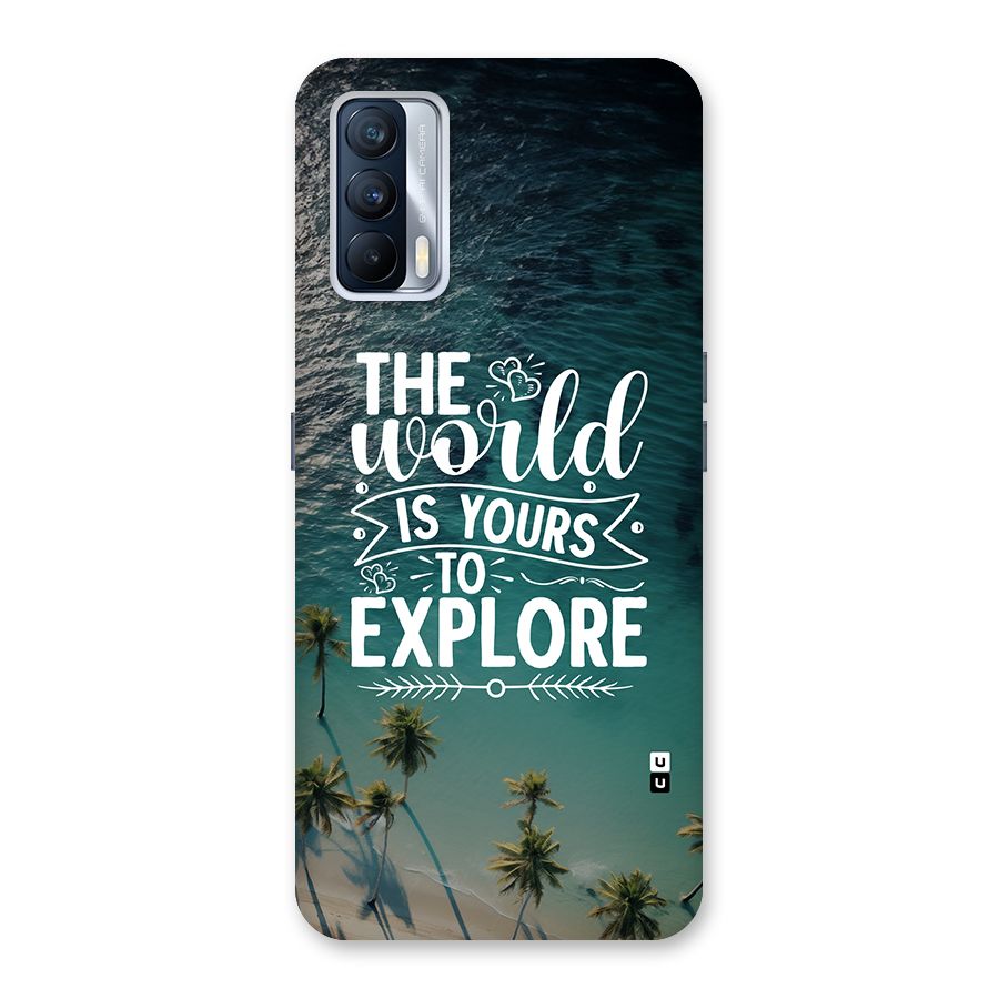 World To Explore Back Case for Realme X7