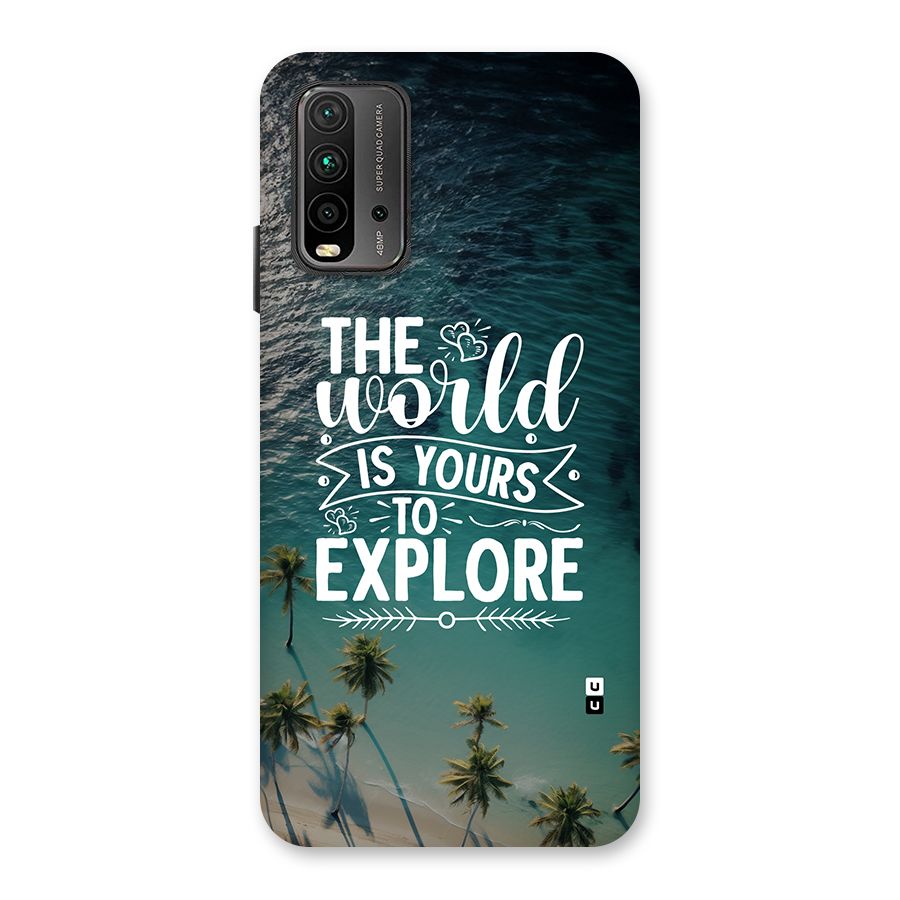 World To Explore Back Case for Redmi 9 Power