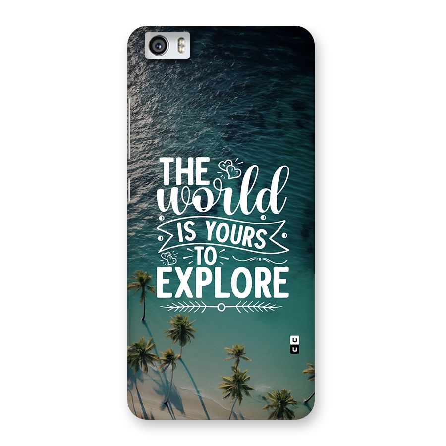 World To Explore Back Case for Redmi Mi 5