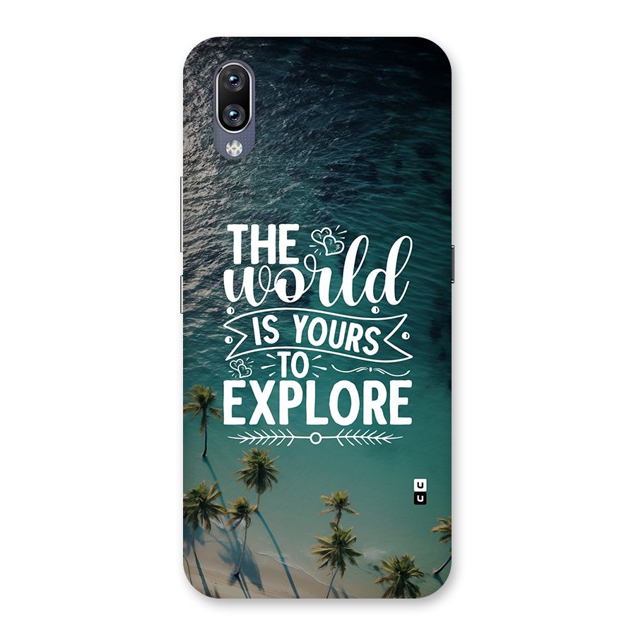 World To Explore Back Case for Vivo NEX