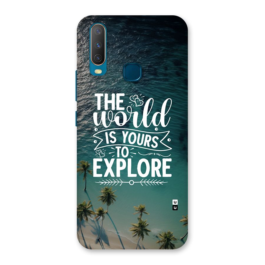 World To Explore Back Case for Vivo Y11