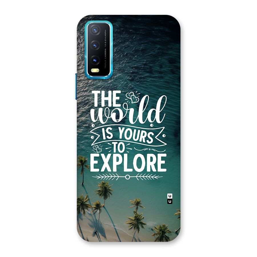 World To Explore Back Case for Vivo Y20