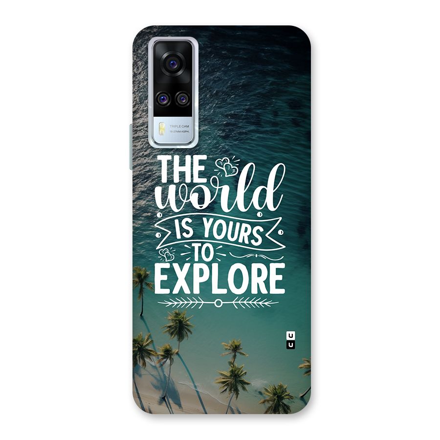 World To Explore Back Case for Vivo Y31