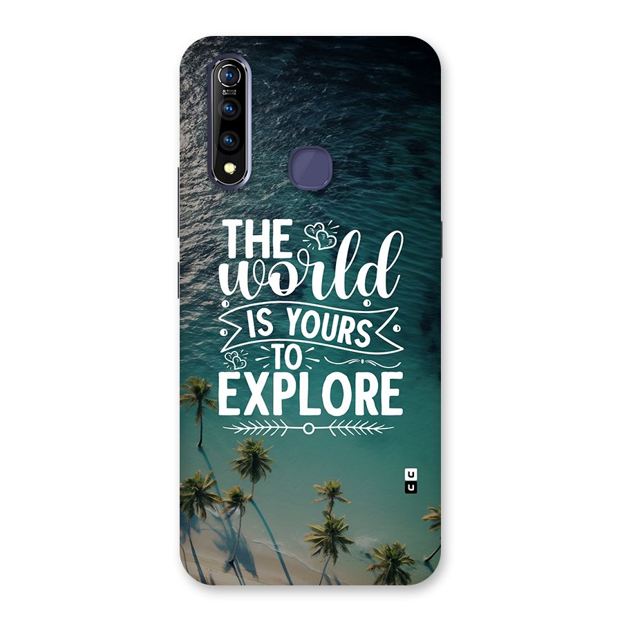 World To Explore Back Case for Vivo Z1 Pro