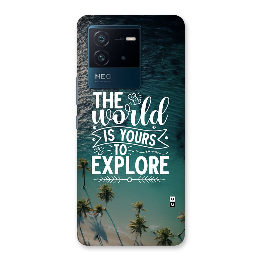 World To Explore Back Case for Vivo iQOO Neo 6 5G