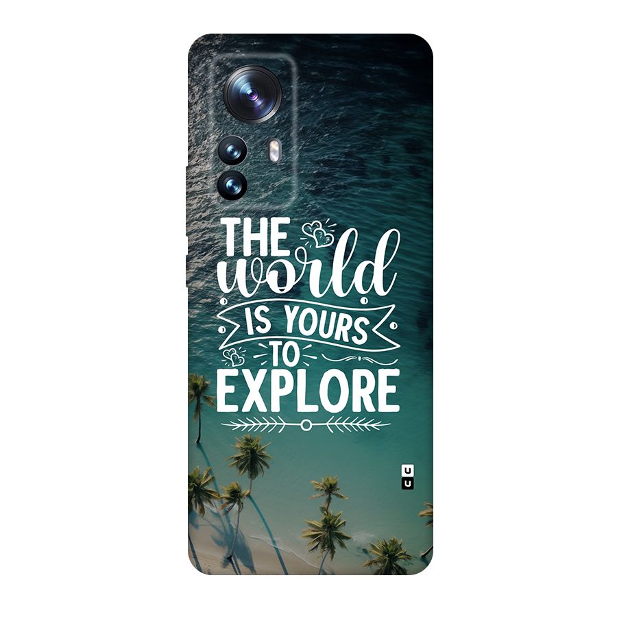 World To Explore Back Case for Xiaomi 12 Pro