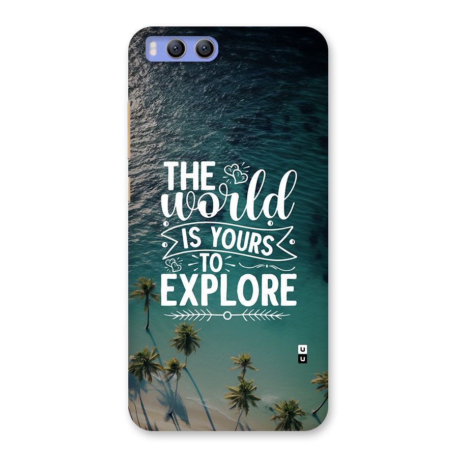 World To Explore Back Case for Xiaomi Mi 6