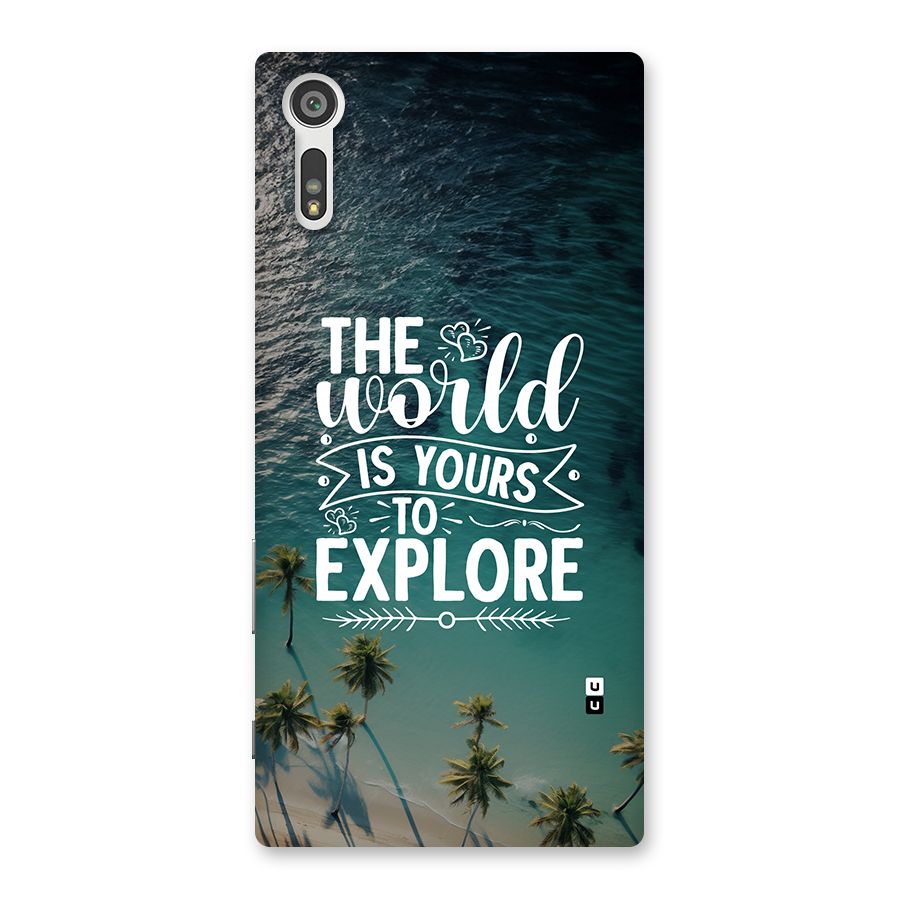 World To Explore Back Case for Xperia XZ