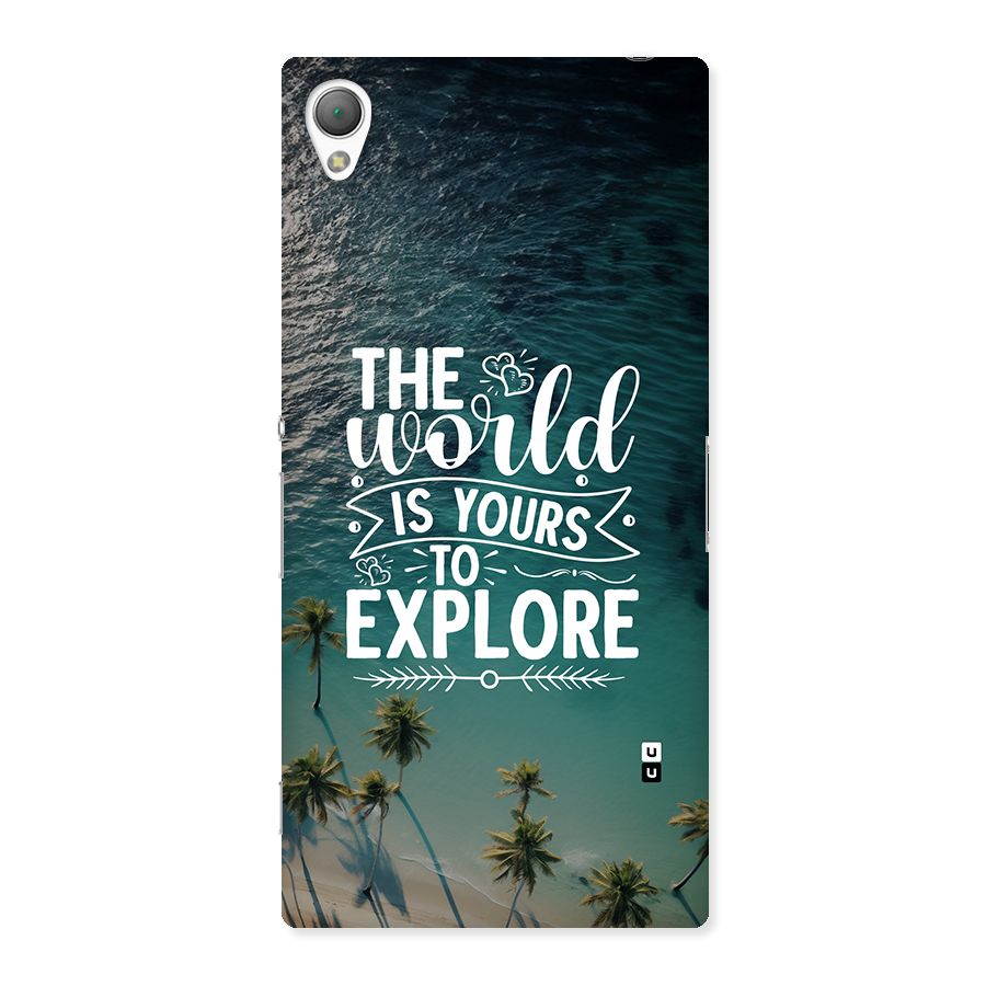 World To Explore Back Case for Xperia Z3