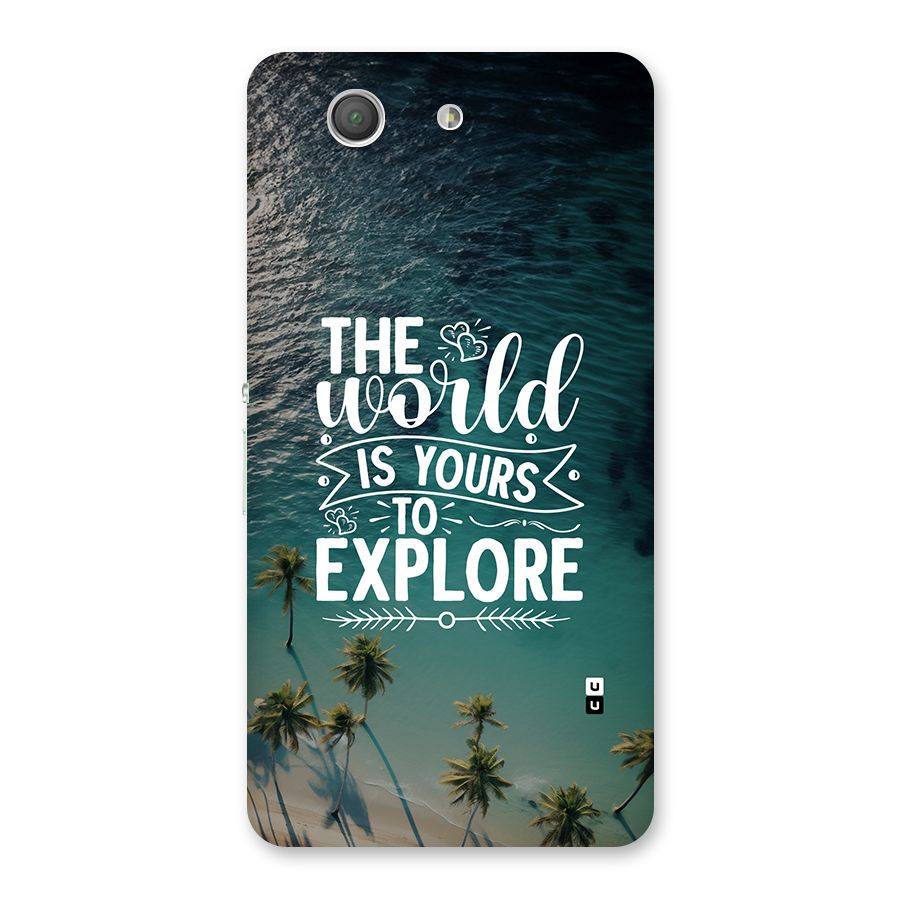 World To Explore Back Case for Xperia Z3 Compact