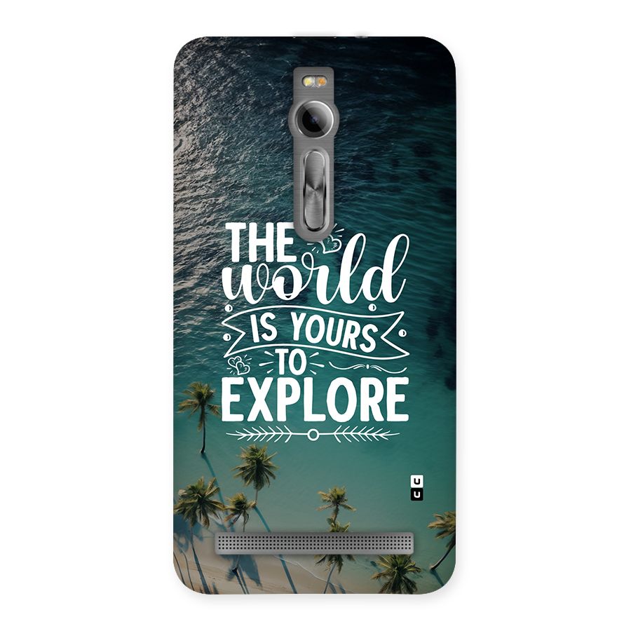 World To Explore Back Case for Zenfone 2