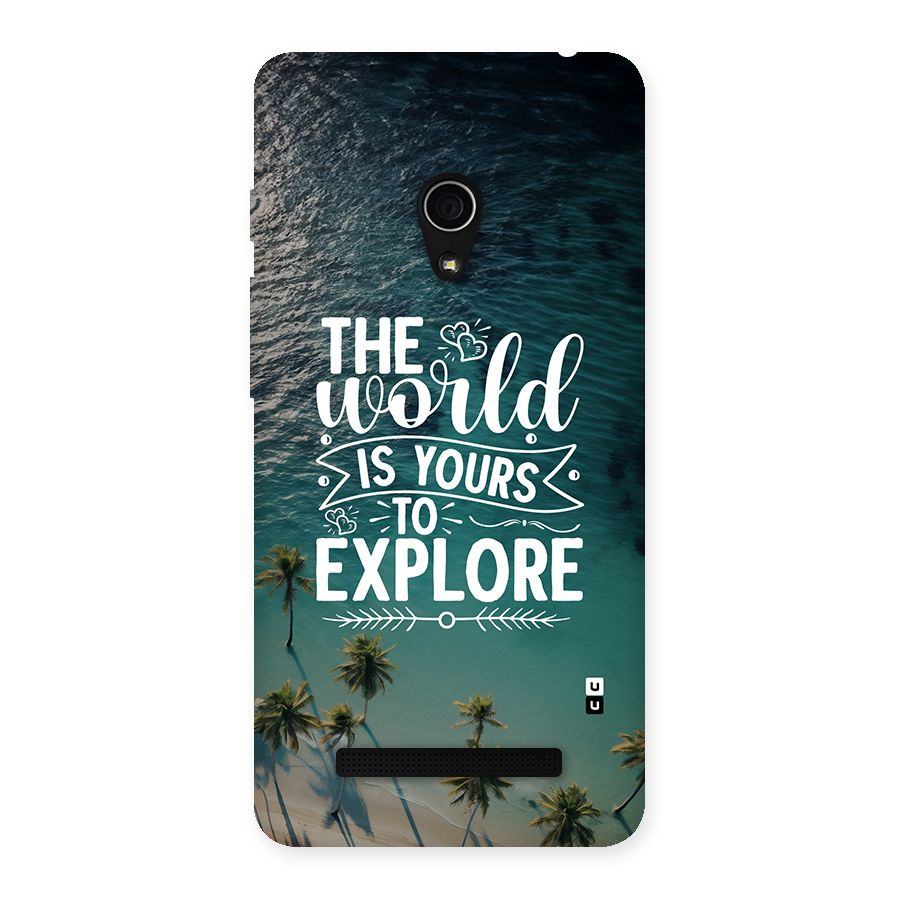 World To Explore Back Case for Zenfone 5