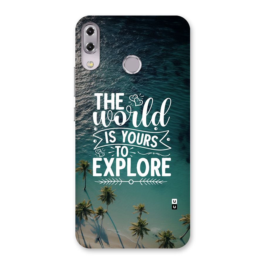 World To Explore Back Case for Zenfone 5Z