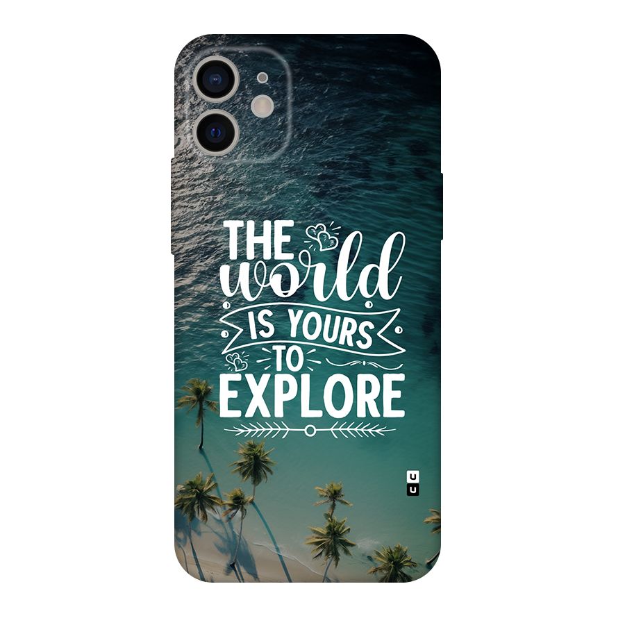 World To Explore Back Case for iPhone 11