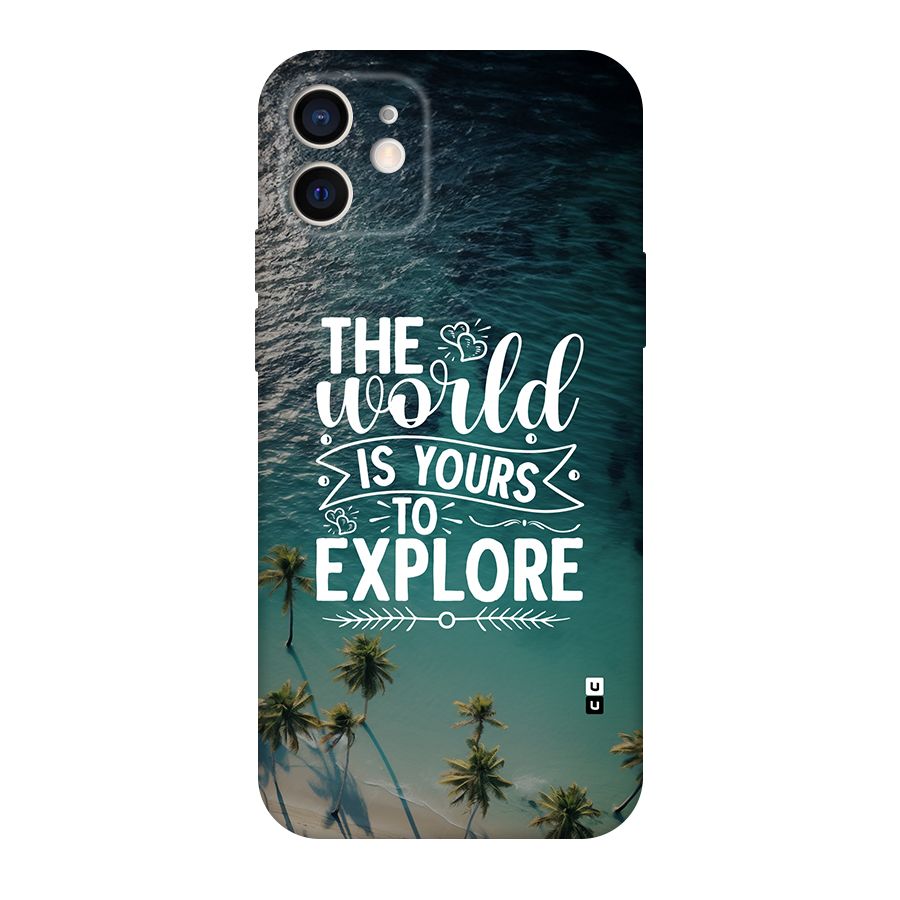 World To Explore Back Case for iPhone 12