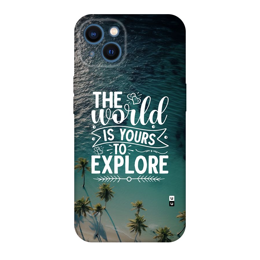 World To Explore Back Case for iPhone 13