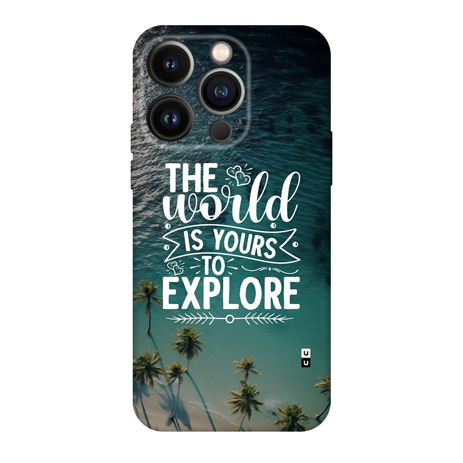 World To Explore Back Case for iPhone 14 Pro