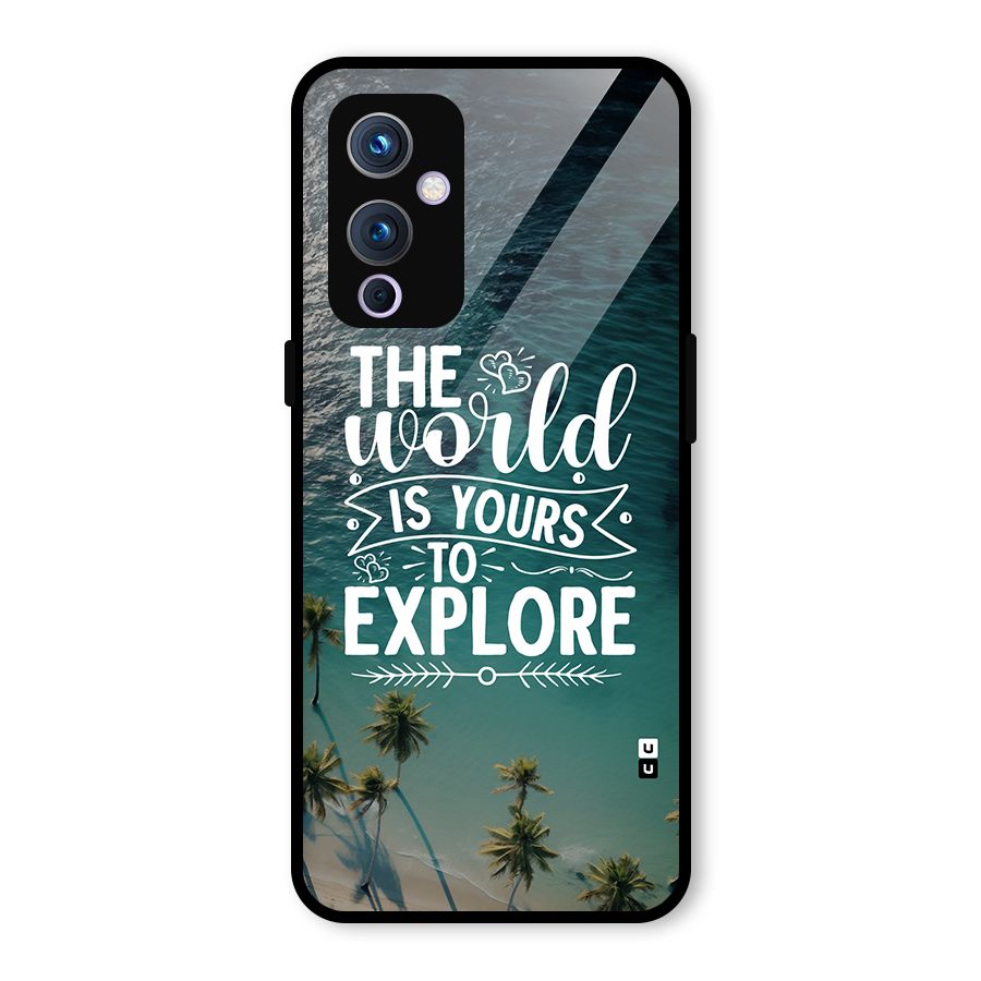 World To Explore Glass Back Case for OnePlus 9
