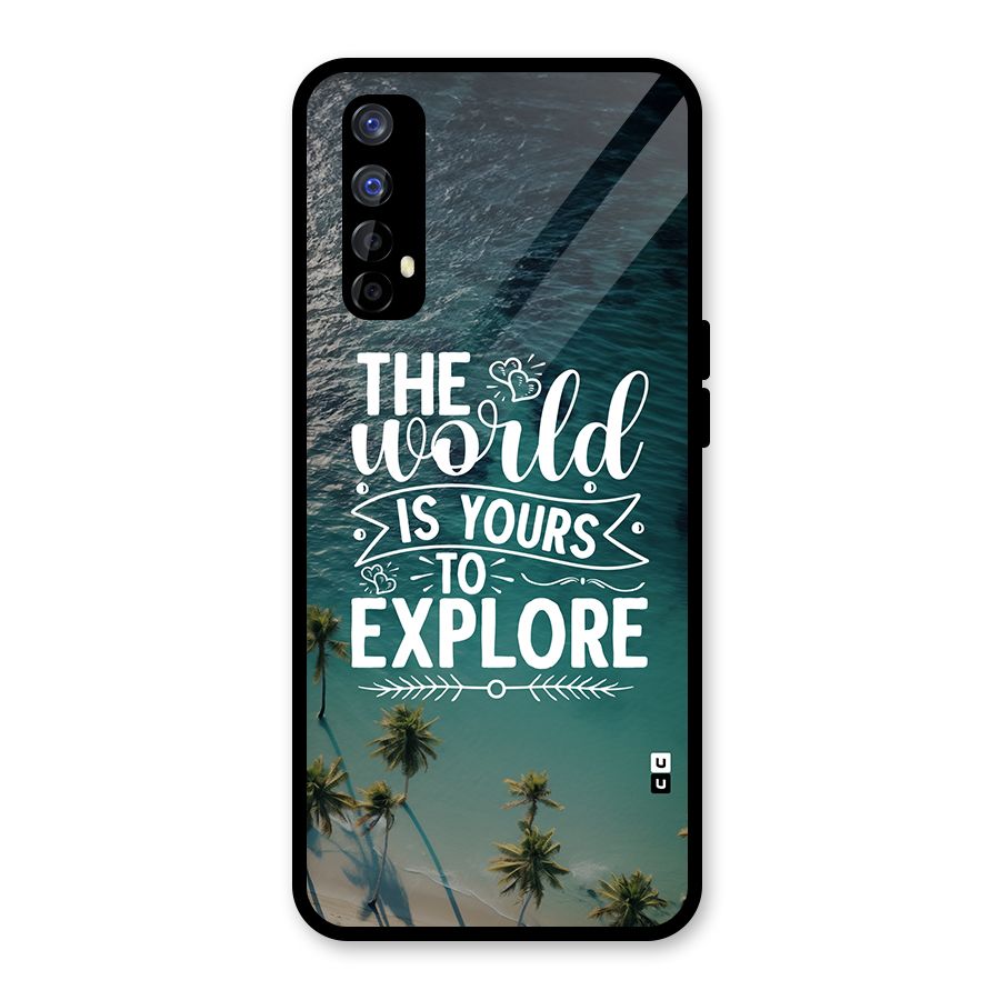 World To Explore Glass Back Case for Realme 7