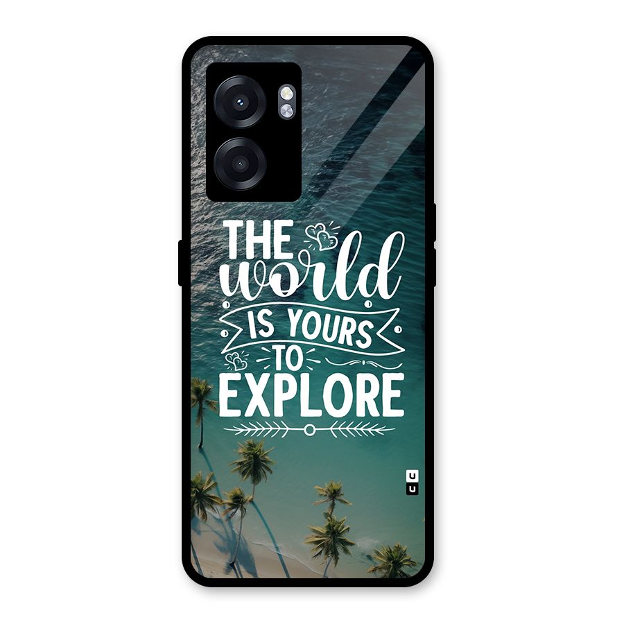 World To Explore Glass Back Case for Realme Narzo 50 5G